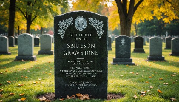 Inspirez-vous pour concevoir une plaque funéraire moderne unique