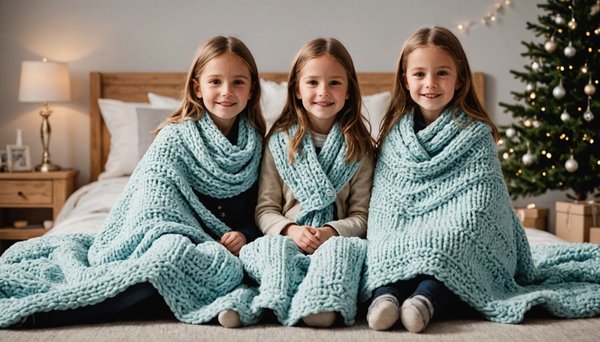 Dessus de lit en plaid pour enfants : tendance hivernale 2024